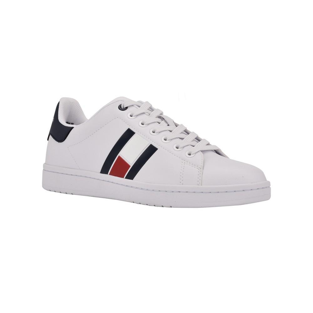 商品Tommy Hilfiger|Men's Lansen Lace Up Low Top Sneakers,价格¥633,第1张图片