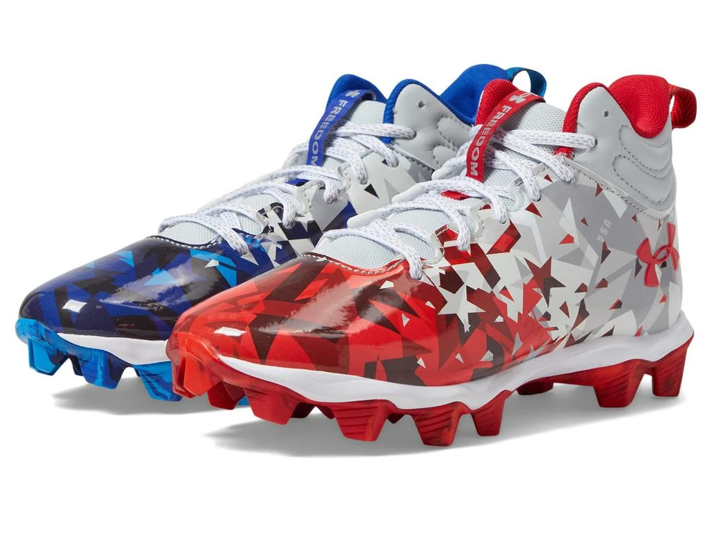 商品Under Armour|Football Spotlight 3.0 Rubber Molded USA (Toddler/Little Kid/Big Kid),价格¥375,第1张图片