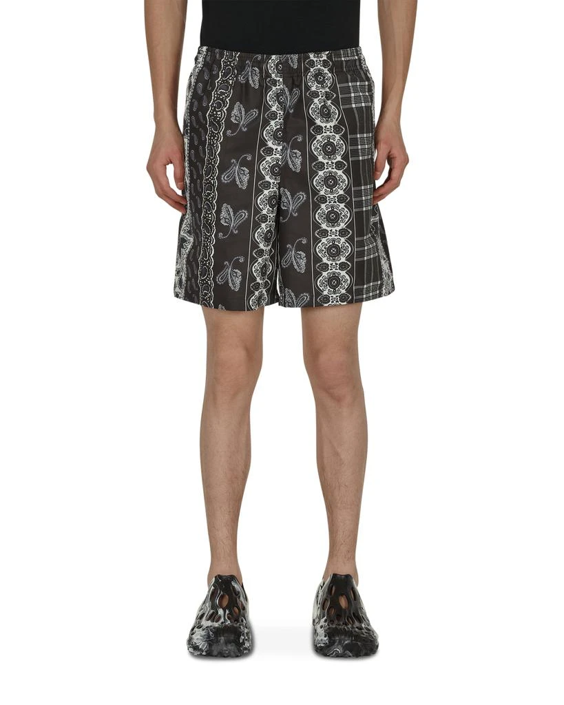 商品STUSSY|Paisley Plaid Water Shorts Black,价格¥221,第1张图片