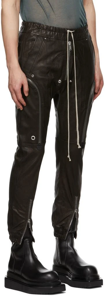 商品Rick Owens|Black Bauhaus Leather Pants,价格¥12406,第2张图片详细描述