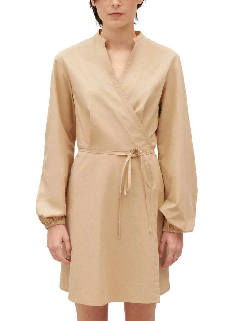 商品Claudie Pierlot|中山领裹身连衣裙,价格¥3554,第3张图片详细描述