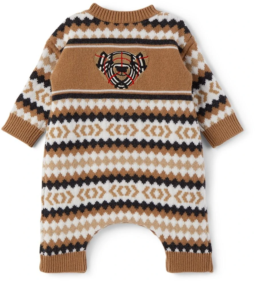 商品Burberry|Baby Cashmere Fair Isle Bodysuit Set,价格¥5019,第3张图片详细描述
