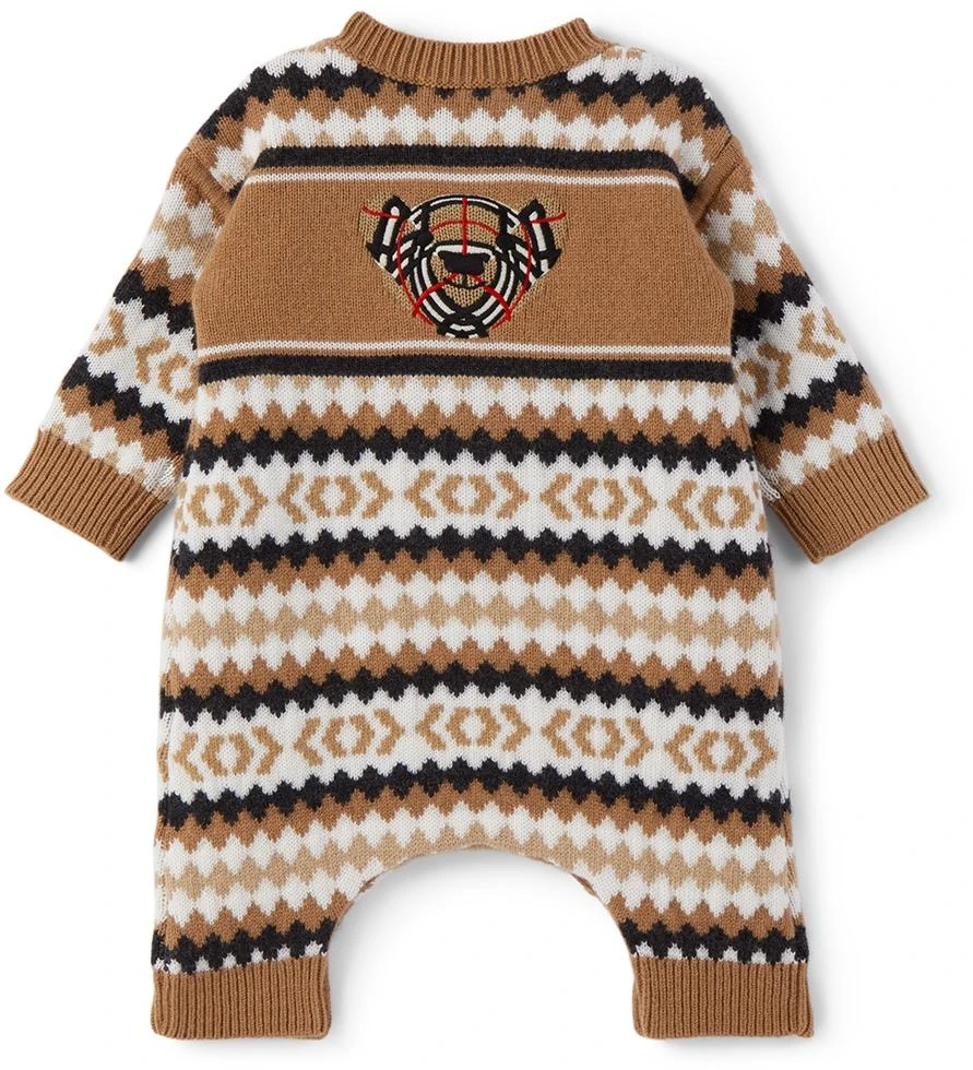 商品Burberry|Baby Cashmere Fair Isle Bodysuit Set,价格¥3744,第3张图片详细描述