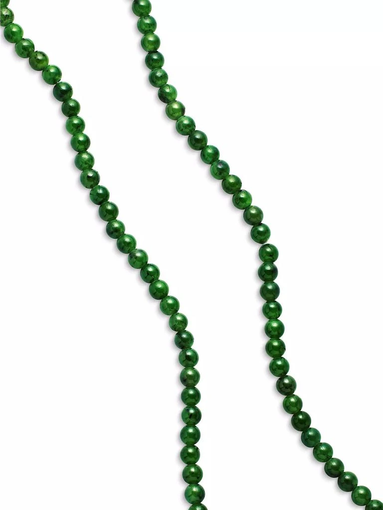 商品David Yurman|Spiritual Beads Necklace with Nephrite Jade and 18K Yellow Gold,价格¥16527,第3张图片详细描述