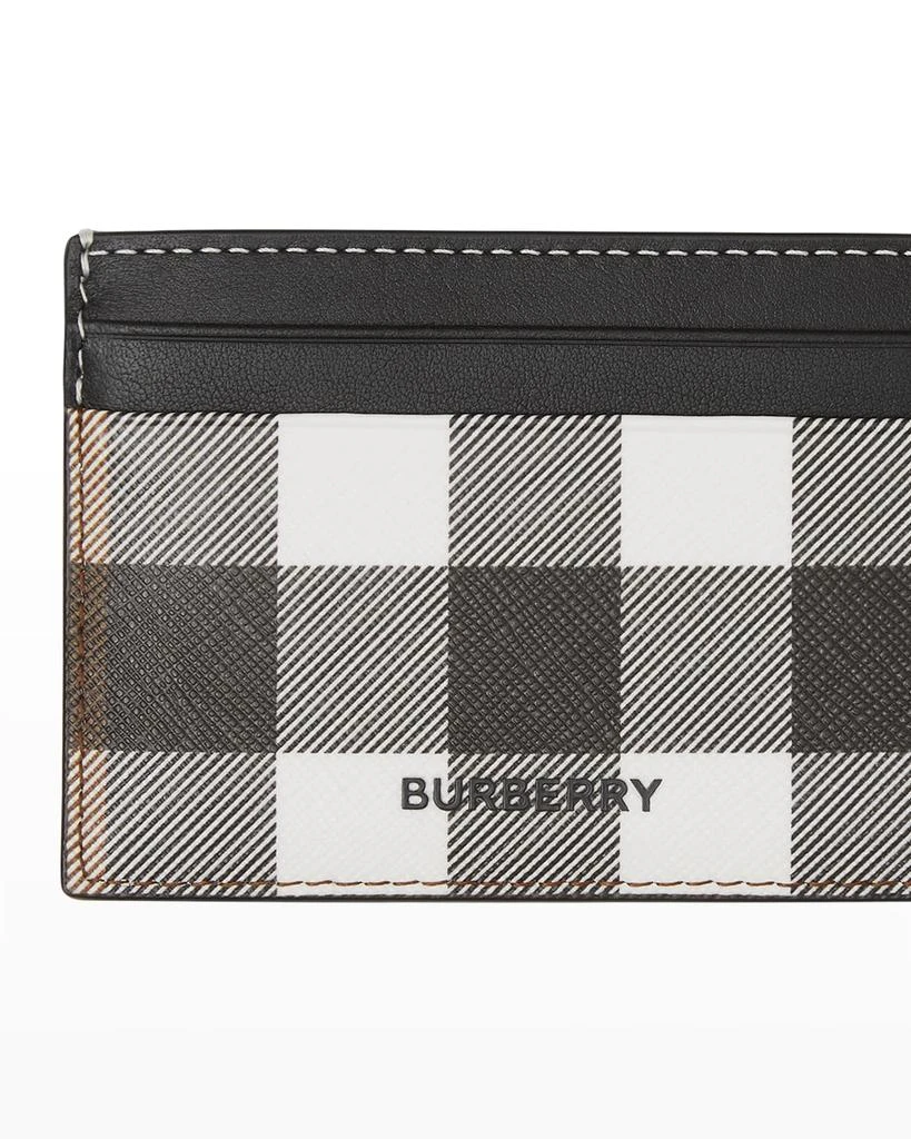 商品Burberry|Men's Check & Leather Card Case,价格¥1940,第5张图片详细描述