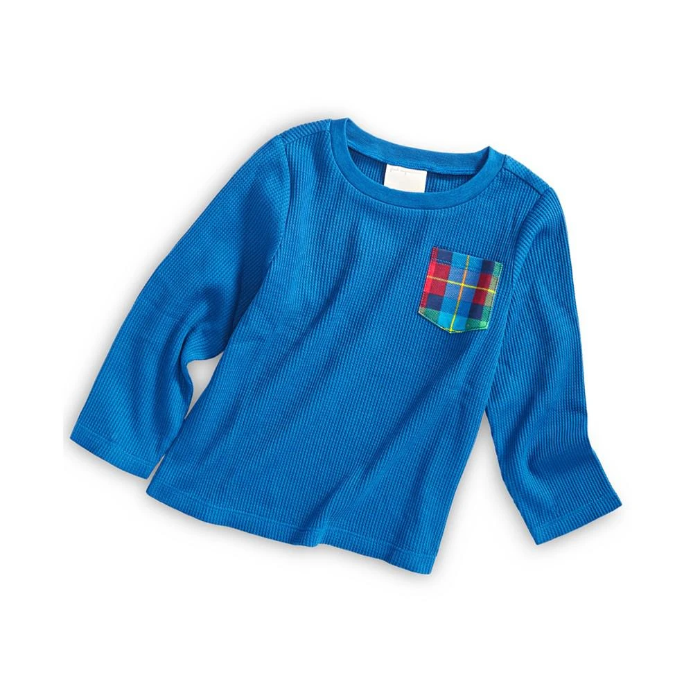 商品First Impressions|Toddler Boys Plaid Pocket Top, Created for Macy's,价格¥60,第1张图片