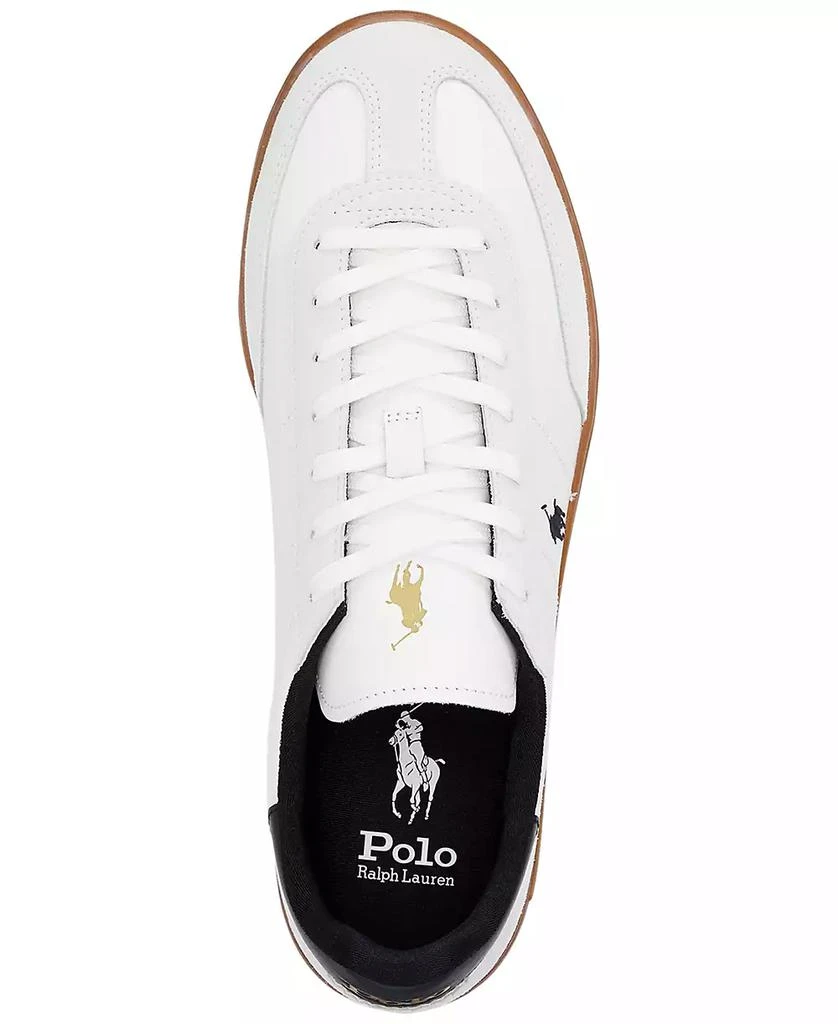 商品Ralph Lauren|Men's Bedford Leather & Suede Sneakers,价格¥948,第3张图片详细描述