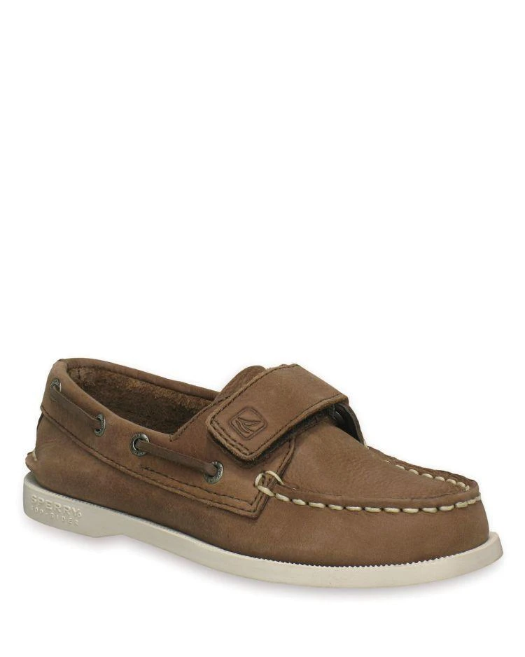 商品Sperry|男孩(幼儿)Boys' A/O Leather Boat Shoes - Toddler,价格¥306,第1张图片