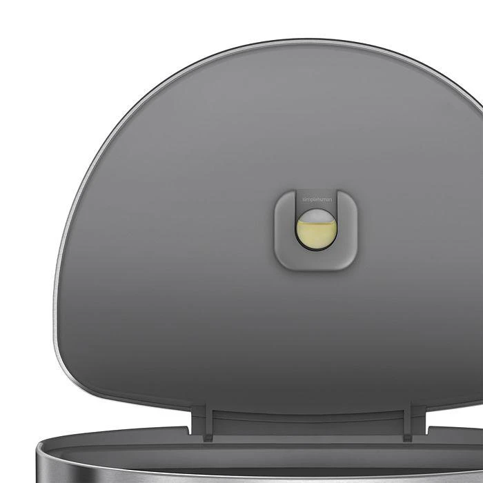 商品simplehuman|45 Liter Semi-Round Liner Rim Kitchen Trash Can,价格¥758,第4张图片详细描述