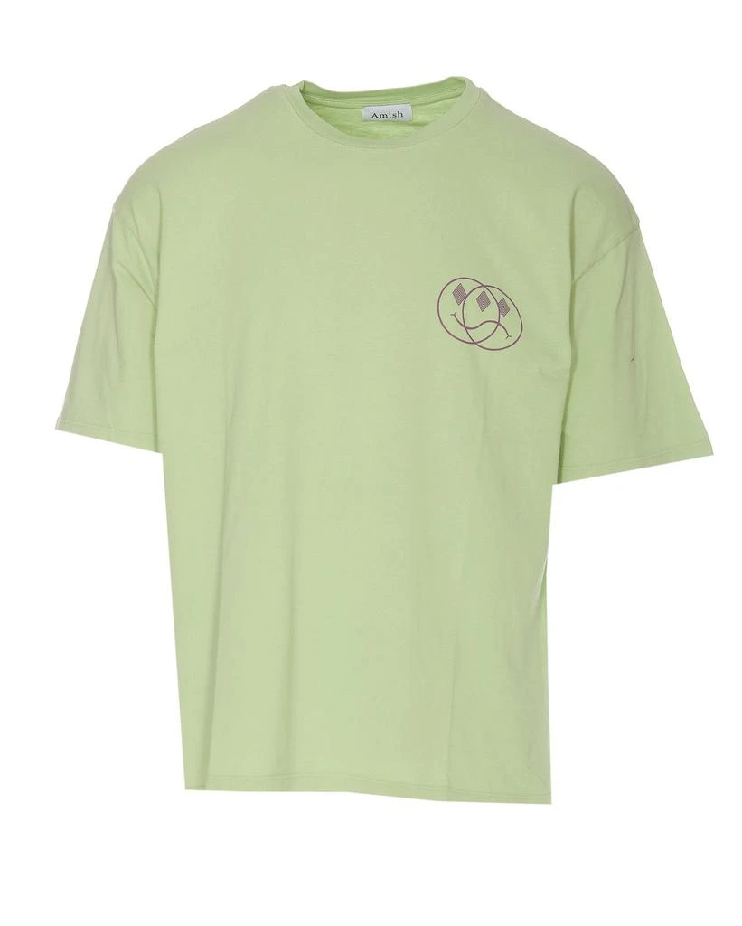 商品Amish|Amish Logo-Printed Crewneck T-Shirt,价格¥265,第1张图片