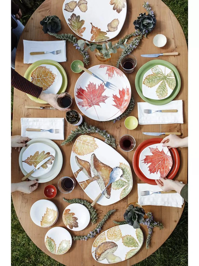 商品Vietri|Autunno Maple Leaves Round Shallow Bowl,价格¥1144,第3张图片详细描述