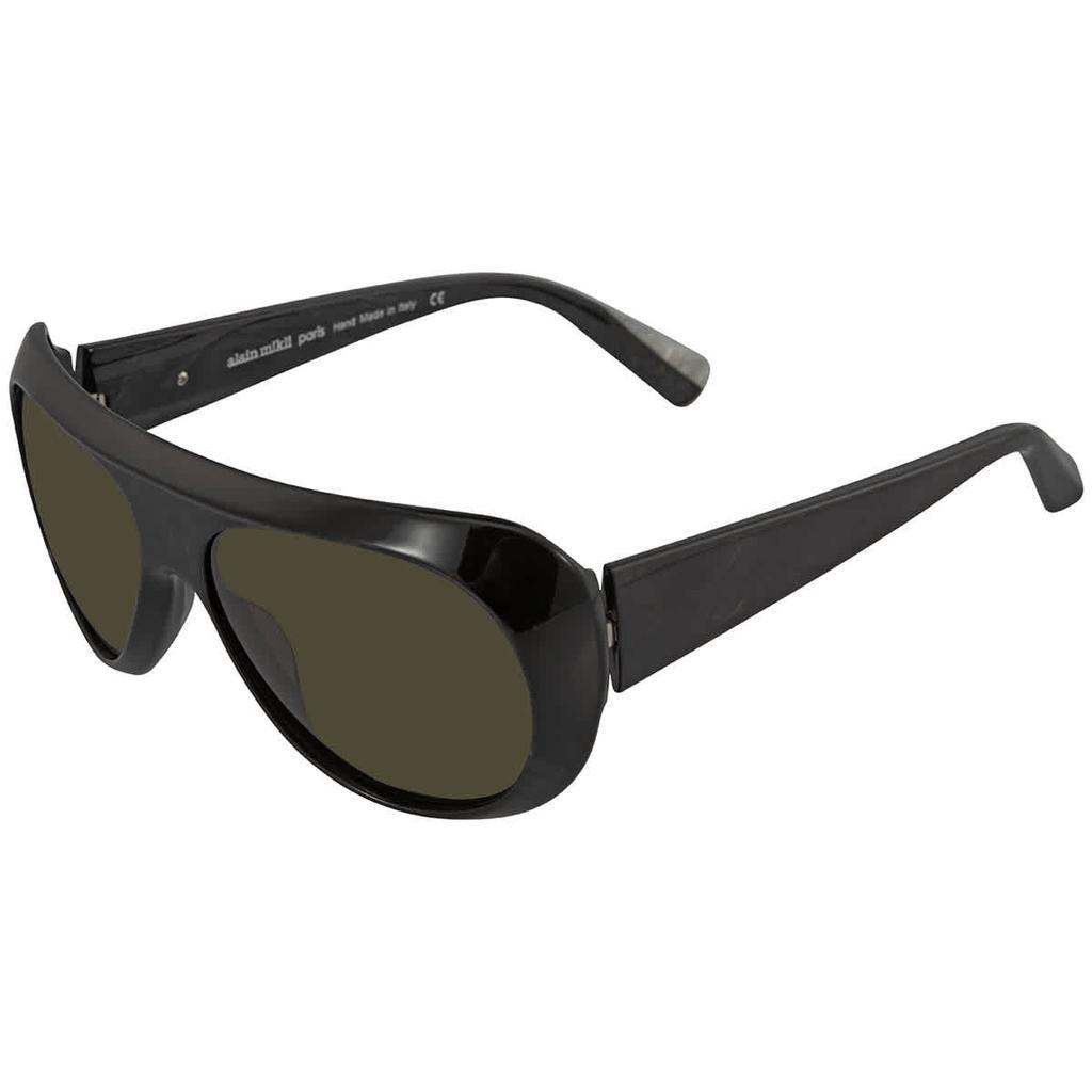 商品ALAIN MIKLI|Alain Mikli Dark Green Unisex Sunglasses 0A05051 001 8259,价格¥586,第1张图片
