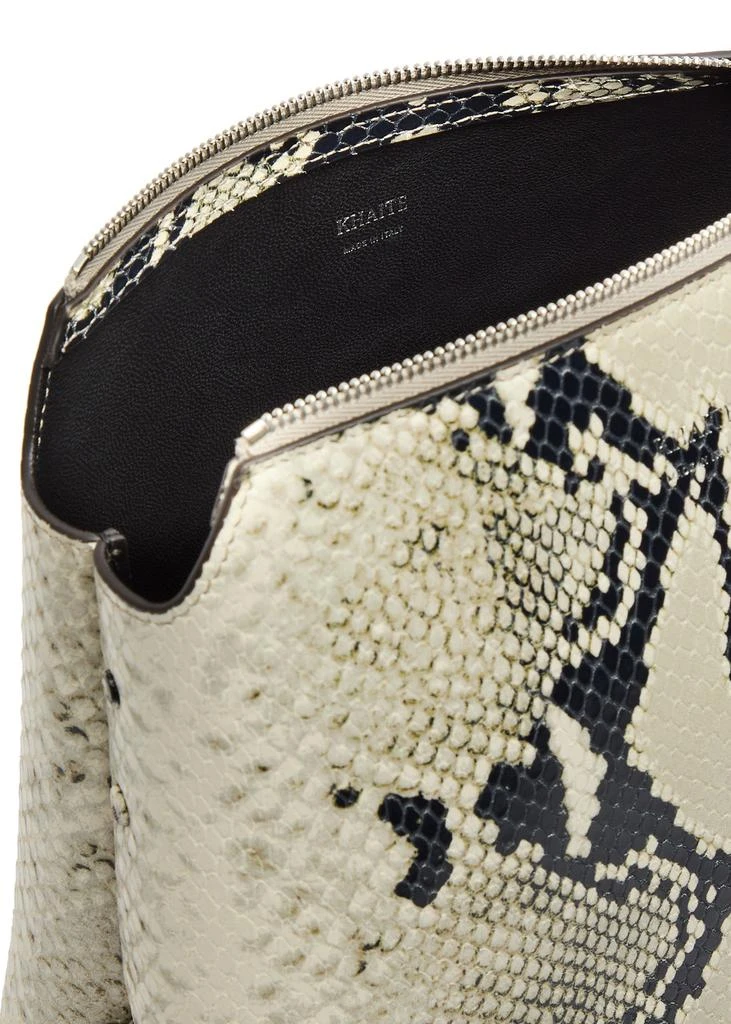 商品Khaite|Lina python-effect leather cross-body bag,价格¥13956,第4张图片详细描述