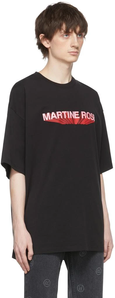 商品Martine Rose|Black Cotton T-Shirt,价格¥887,第4张图片详细描述
