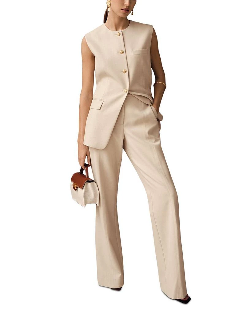 Athena High Neck Long Line Waistcoat 商品