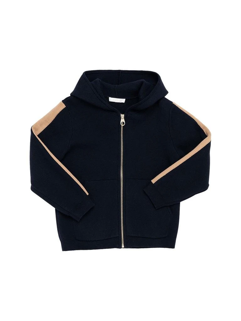 商品Chloé|Organic Cotton & Wool Hoodie W/ Bands,价格¥1582,第1张图片