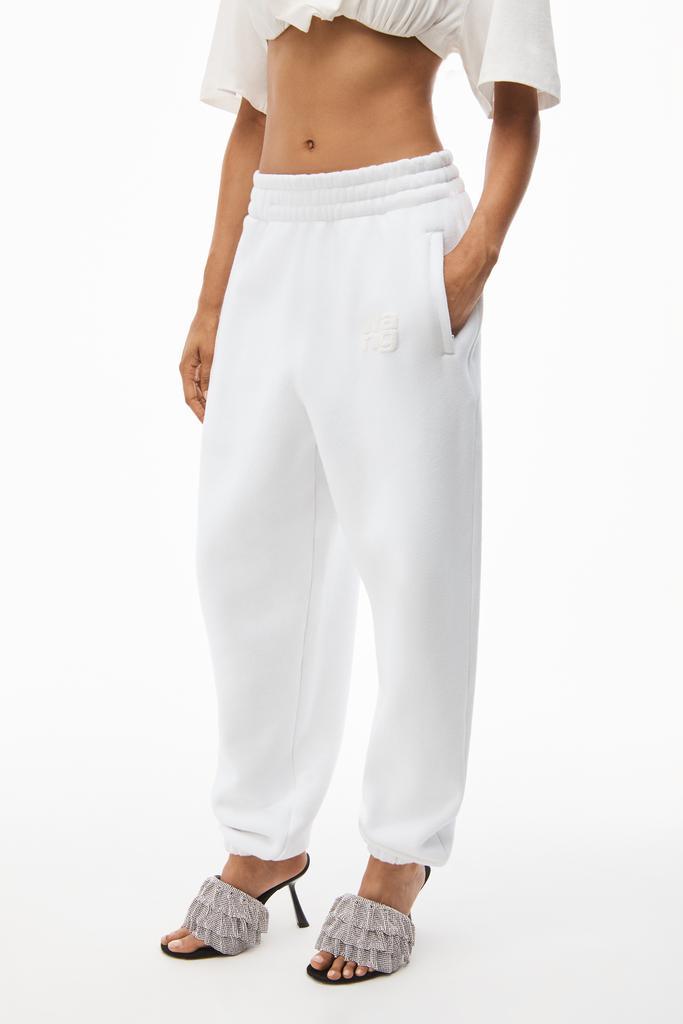 商品Alexander Wang|PUFF LOGO SWEATPANT IN STRUCTURED TERRY,价格¥1432,第6张图片详细描述