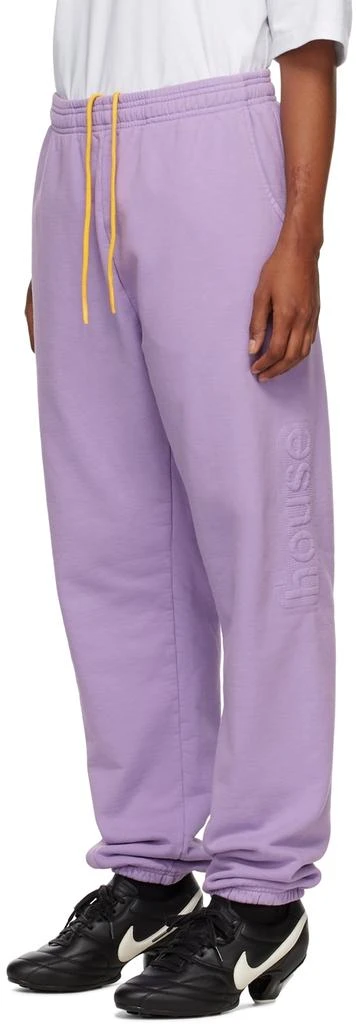 商品Drew House|SSENSE Exclusive Purple 'The OG House' Lounge Pants,价格¥579,第4张图片详细描述