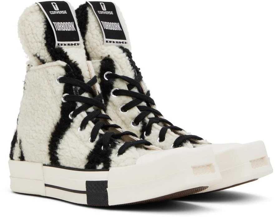 商品Rick Owens|Black & White Converse Edition Turbodrk Sneakers,价格¥965,第4张图片详细描述