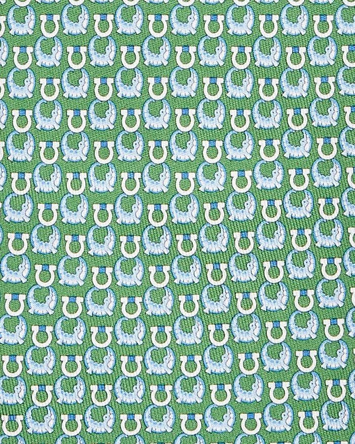 商品Salvatore Ferragamo|Alligator Gancini Print Silk Classic Tie,价格¥1170,第2张图片详细描述