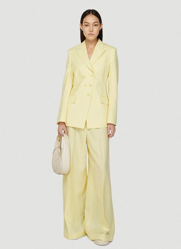 商品Stella McCartney|Double-Breasted Blazer in Yellow,价格¥3358,第2张图片详细描述