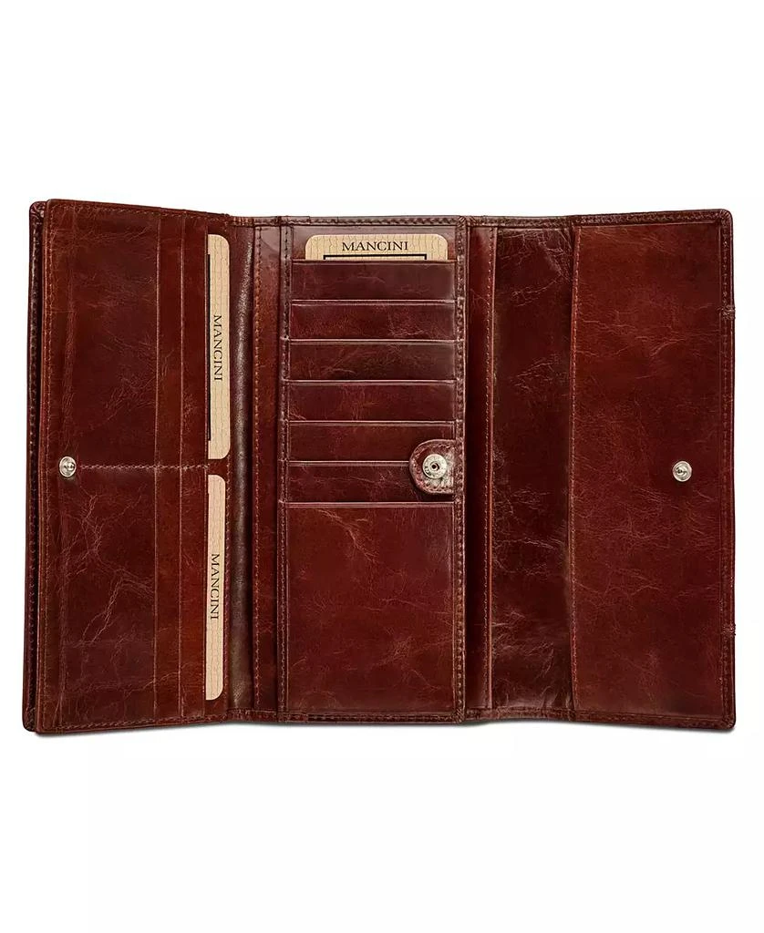 Casablanca Collection RFID Secure Ladies Trifold Wing Wallet 商品