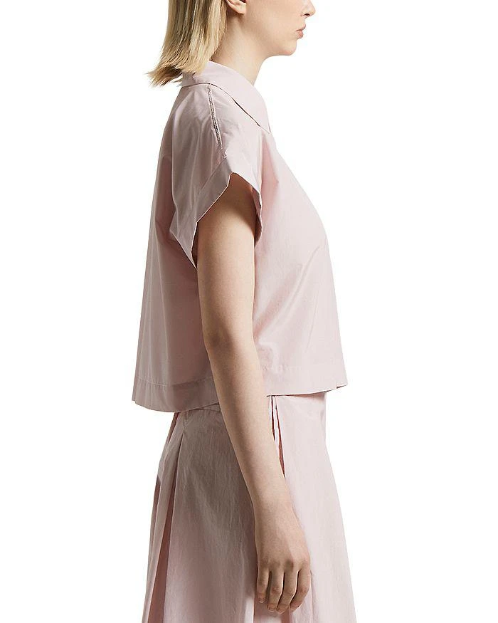 商品Peserico|Short Sleeve Hidden Placket Blouse,价格¥2580,第4张图片详细描述