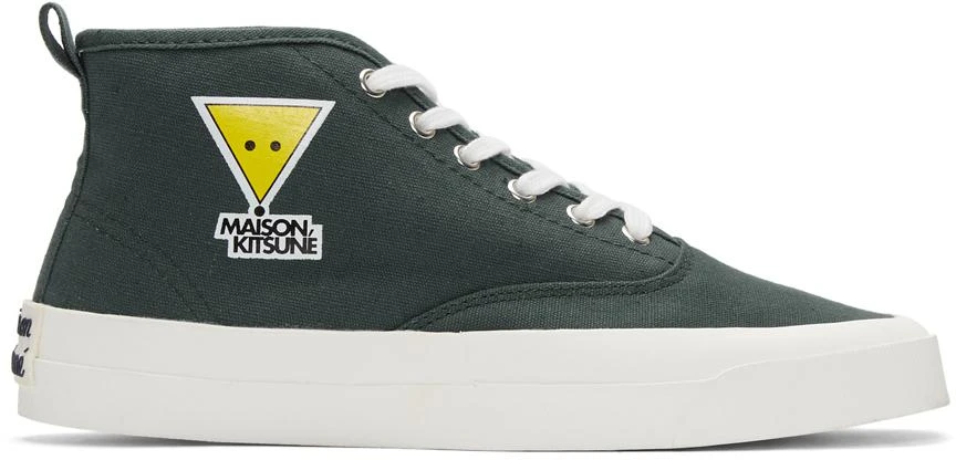 商品Maison Kitsune|Green Kool Fox Sneakers,价格¥849,第1张图片