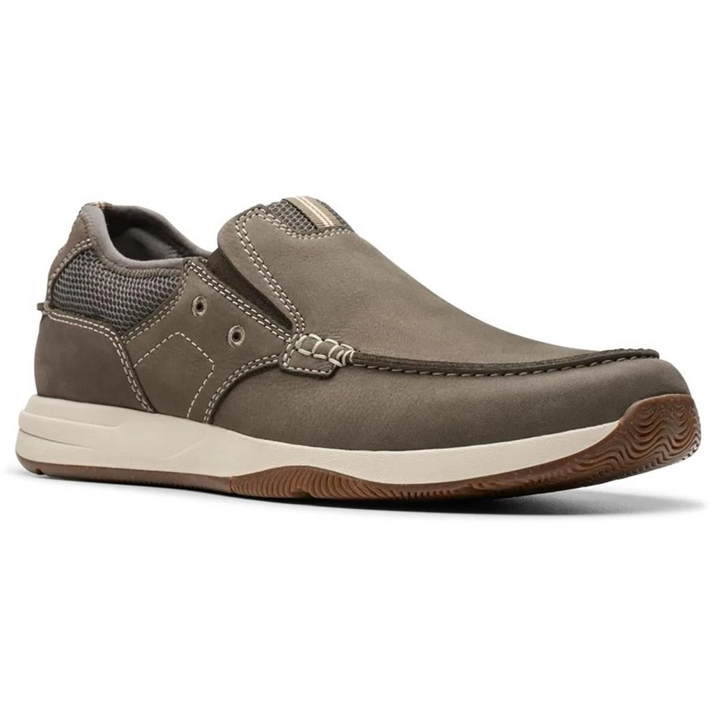 商品Clarks|Sailview Step Mens Nubuck Slip Resistant Casual And Fashion Sneakers,价格¥371,第1张图片详细描述