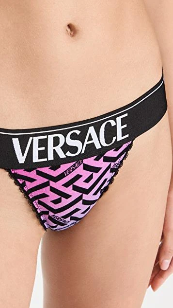 商品Versace|平纹针织丁字裤,价格¥284,第5张图片详细描述
