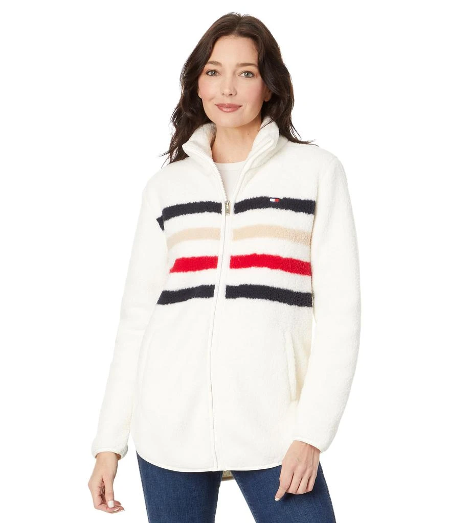 商品Tommy Hilfiger|Stripe Sherpa Jacket,价格¥394,第1张图片