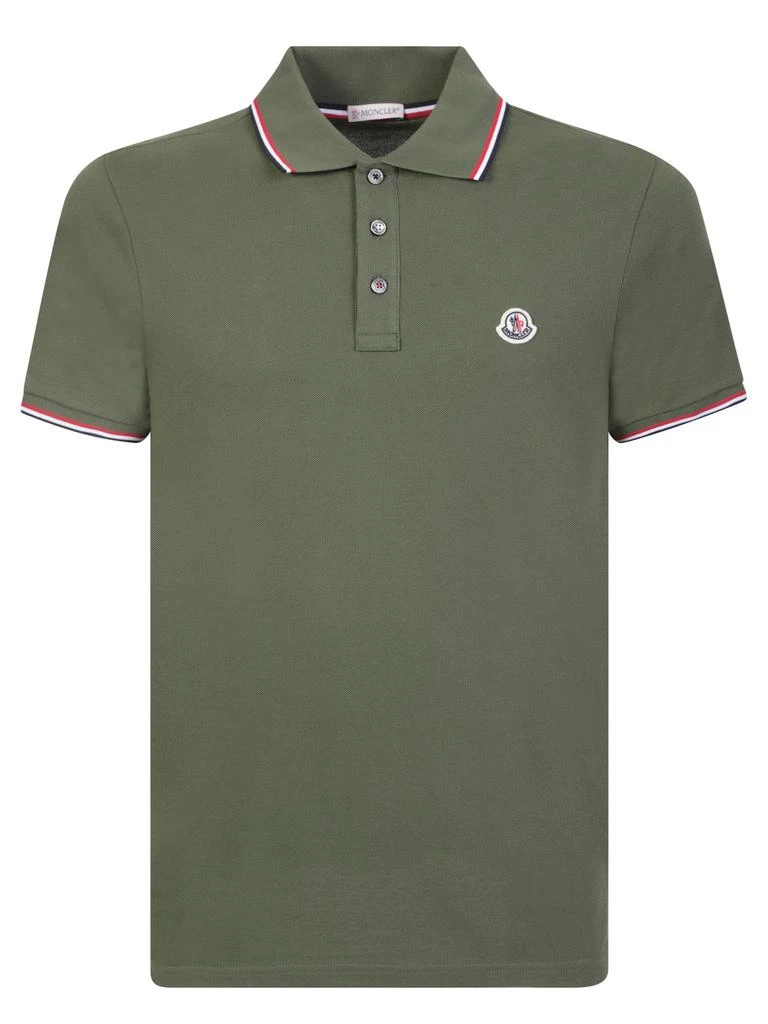 商品Moncler|Moncler Logo Patch Short-Sleeved Polo Shirt,价格¥1674,第1张图片