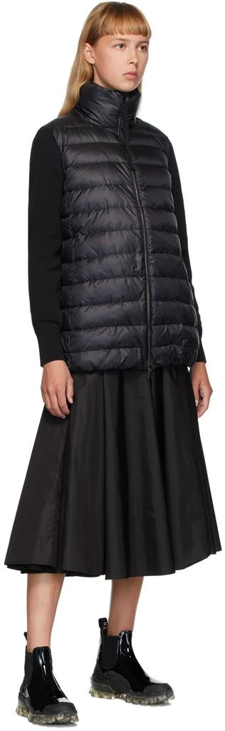 商品Moncler|Black Down Panelled Jacket,价格¥8671,第4张图片详细描述