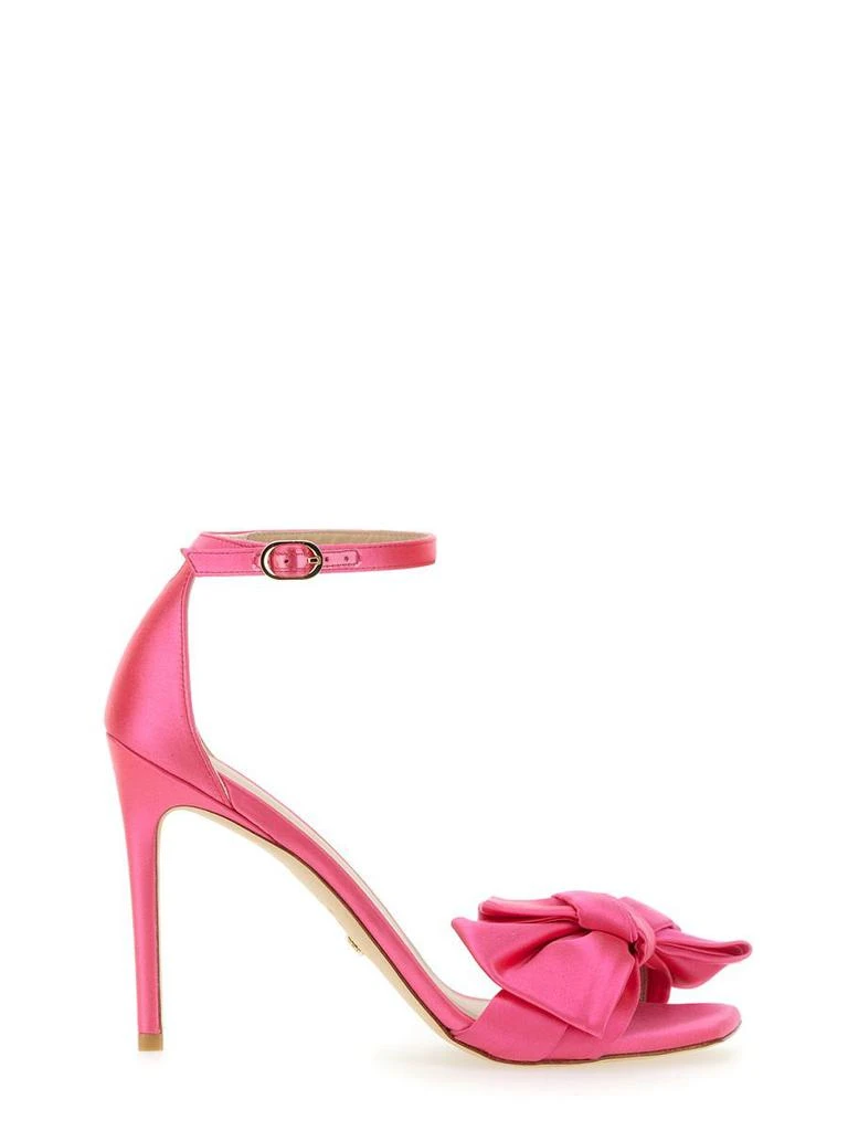 商品Stuart Weitzman|STUART WEITZMAN SANDAL NUDISTCURVE LOVEKNOT 100,价格¥2370,第1张图片