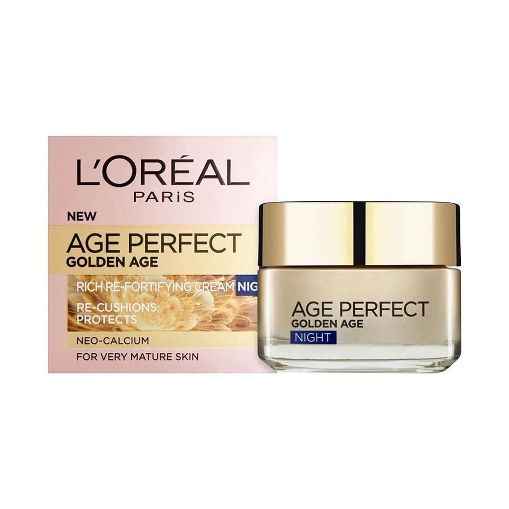 商品L'Oreal Paris|L'Oreal 欧莱雅金致臻颜 黄金年龄晚霜 - 50ml,价格¥114,第1张图片