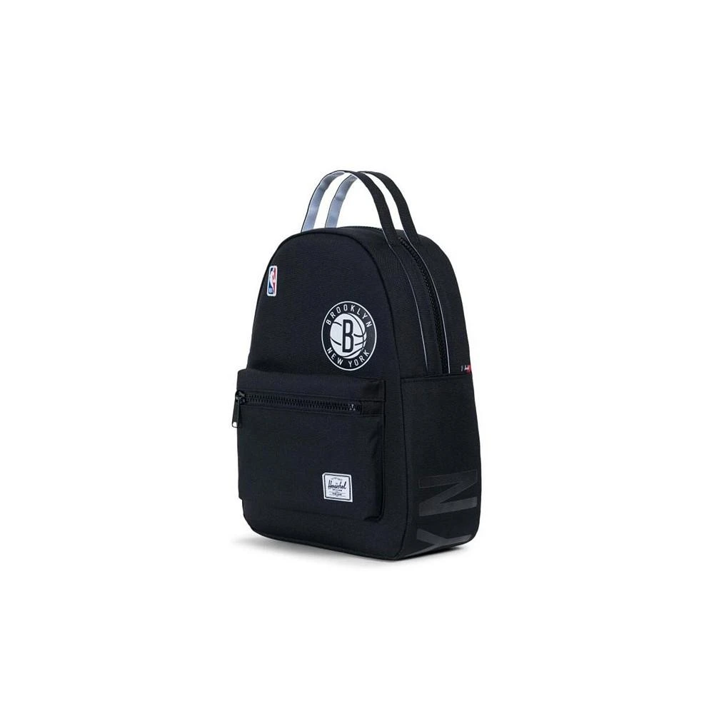 商品Herschel Supply|Supply Co. Black Brooklyn Nets Nova Small Backpack,价格¥512,第4张图片详细描述