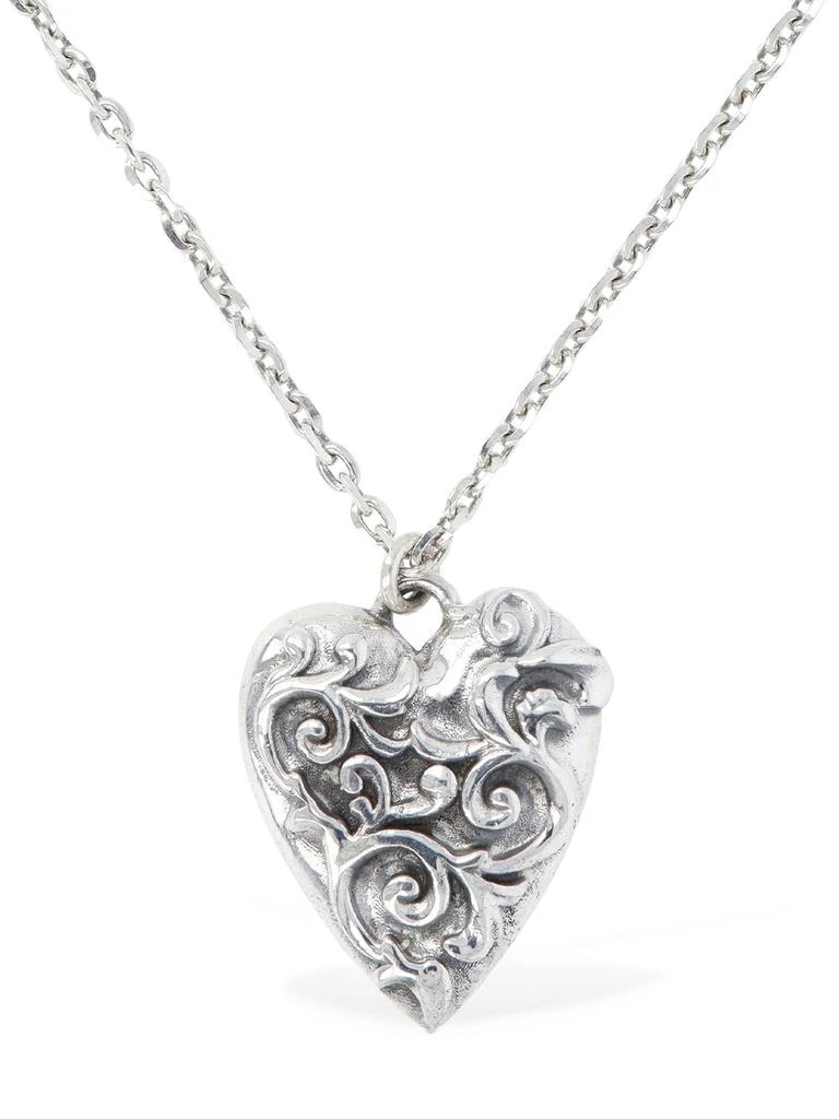 商品Emanuele Bicocchi|Large Arabesque Heart Charm Necklace,价格¥1431,第1张图片