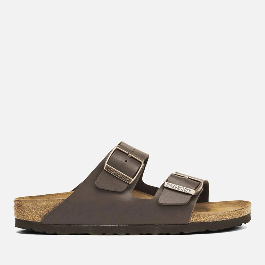 商品Birkenstock|Birkenstock Women's Arizona Slim Fit Double Strap Sandals - Dark Brown,价格¥605,第1张图片