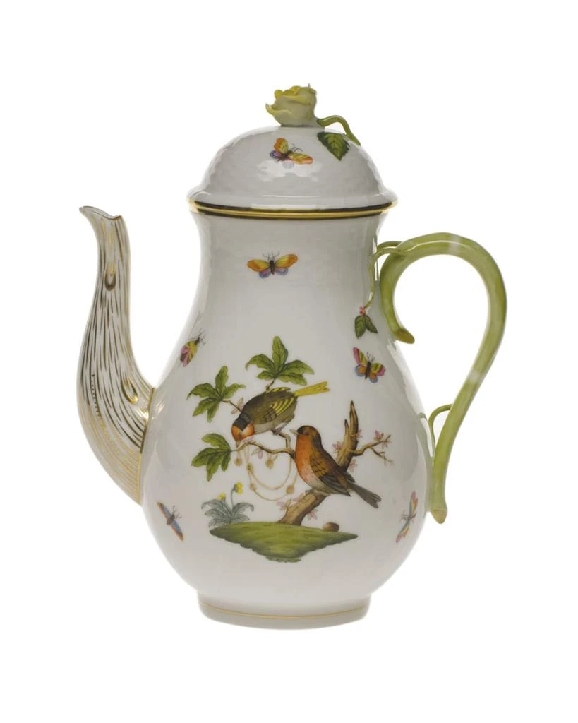 商品Herend|Rothschild Bird Coffee Pot with Rose,价格¥5635,第1张图片