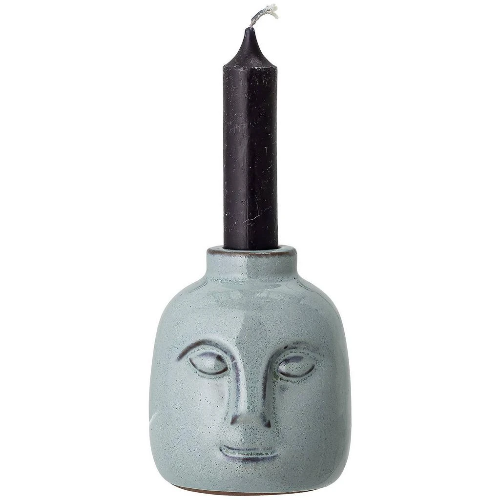 商品The Hut|Bloomingville Face Candlestick - Green,价格¥53,第2张图片详细描述