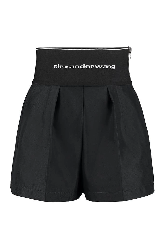 商品Alexander Wang|Alexander Wang Logo Waistband High-Waist Shorts,价格¥2440,第1张图片