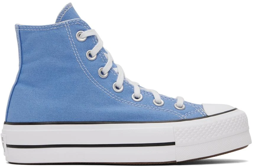 商品Converse|Blue All Star Lift High-Top Sneakers,价格¥296,第1张图片