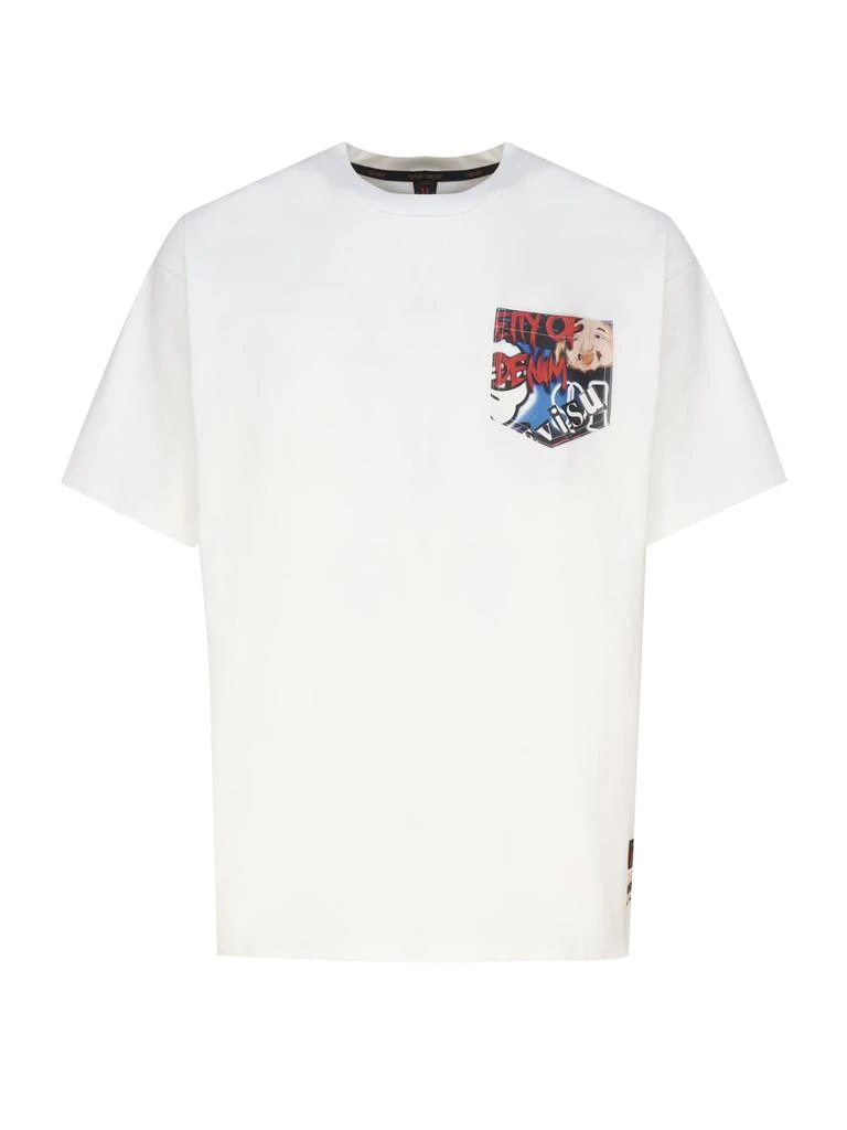 商品Evisu|Cotton T-shirt With Decorated Pocket,价格¥991,第1张图片