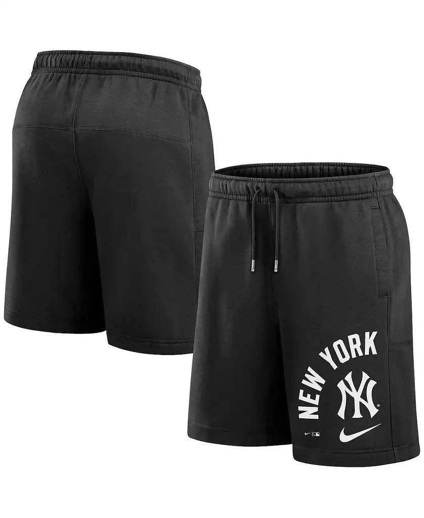 商品NIKE|Men's Black New York Yankees Arched Kicker Shorts,价格¥532,第1张图片