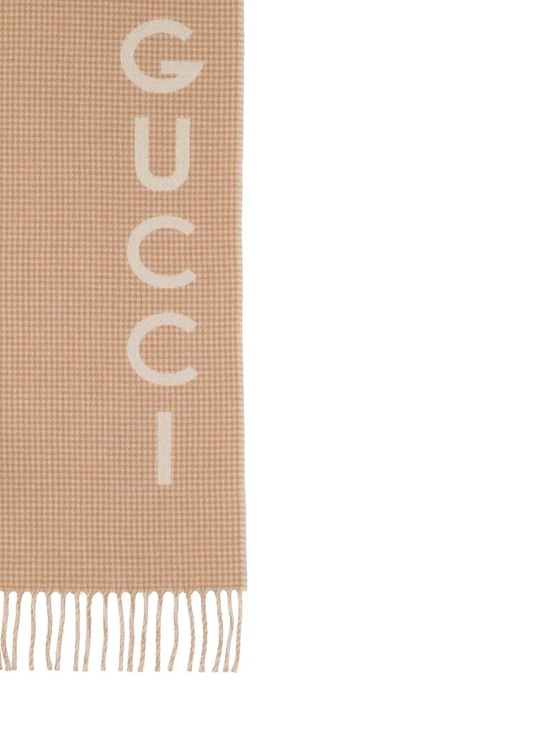 商品Gucci|Wool & Cashmere Scarf,价格¥3770,第2张图片详细描述