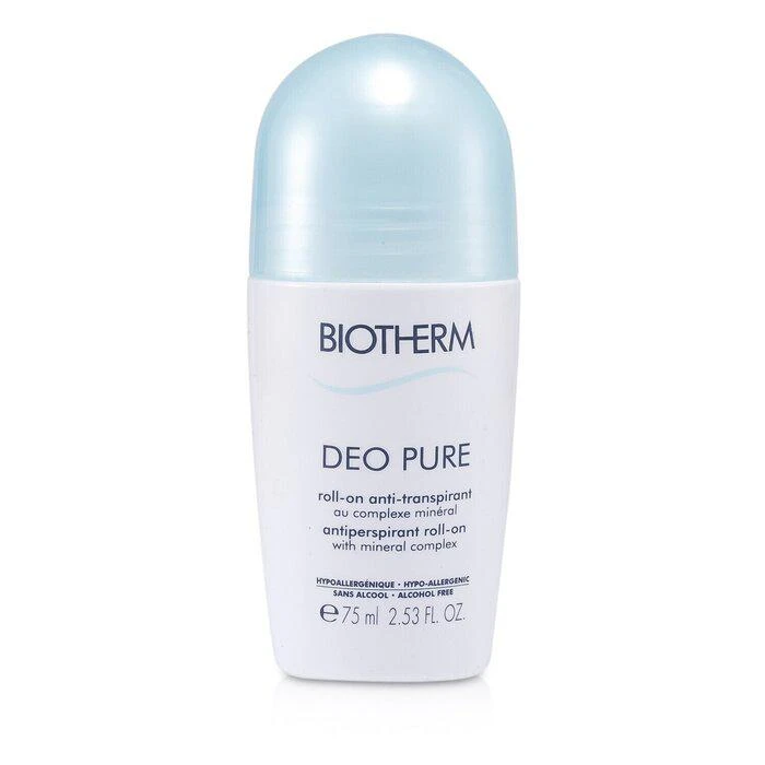 商品Biotherm|碧欧泉 止汗露 走珠装Deo Pure Antiperspirant Roll-On 75ml/2.53oz,价格¥163,第1张图片