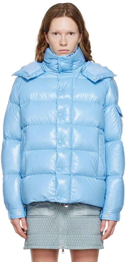 商品Moncler|蓝色 Moncler Maya 70 羽绒夹克,价格¥17827,第1张图片