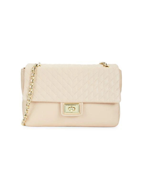 商品Karl Lagerfeld Paris|Agyness Quilted Leather Shoulder Bag,价格¥702,第1张图片
