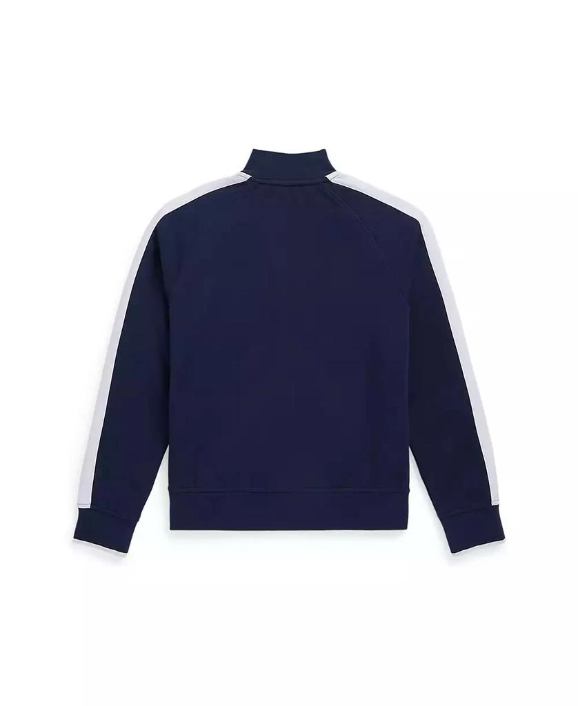 商品Ralph Lauren|Big Boys Striped Double-Knit Track Jacket,价格¥449,第2张图片详细描述