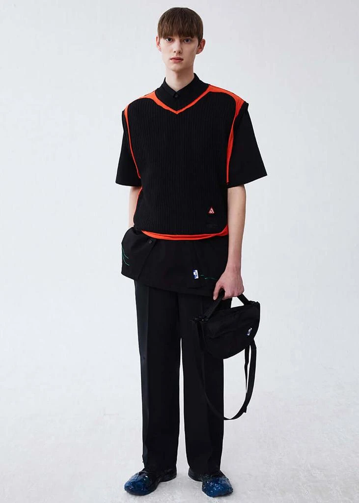 商品ADER error|ADER error Black Conrad Knit Vest,价格¥1443,第5张图片详细描述
